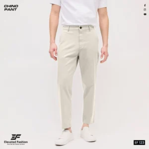 Elevated Fashion Gabardine Pant - (Cream) - EF123