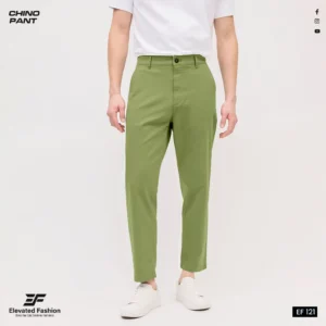 Elevated Fashion Gabardine Pant - (Light Olive) - EF121