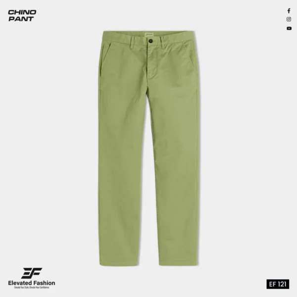 Elevated Fashion Gabardine Pant - (Light Olive) - EF121 - Image 2