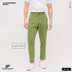 Premium Gabardine Pant - (Light Olive) - EF121