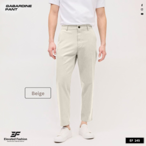 Premium  Gabardine Pant - (Beige) - EF-145