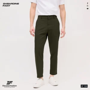 Premium  Gabardine Pant - (Deep Olive) - EF-124