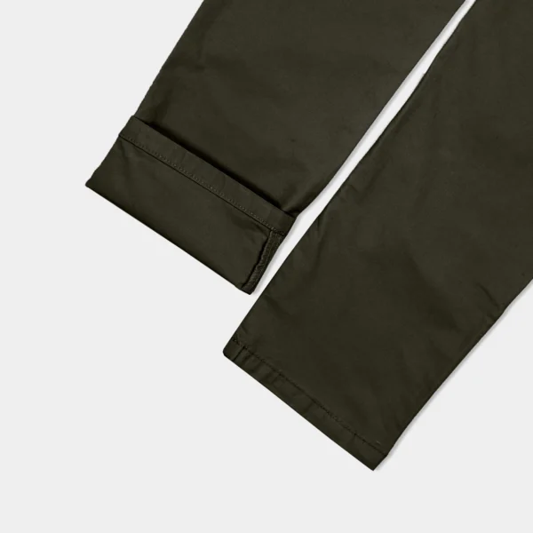 Premium  Gabardine Pant - (Deep Olive) - EF-124 - Image 4