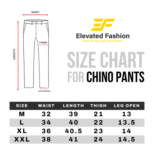 Elevated Fashion Gabardine Pant- Combo of 2 - (Black & Cream) - EF122/123 - Image 6