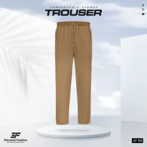 Premium Cotton Trouser- (Brown) - EF119
