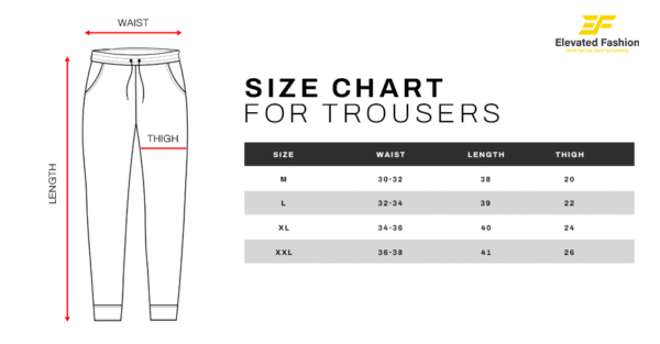 Premium Cotton Trouser- Combo of 2 - (Sky Blue & Black) - EF118/120 - Image 7