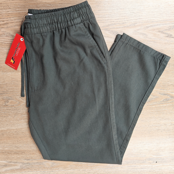 Premium Cotton Trouser- (Deep Olive) - EF143 - Image 2