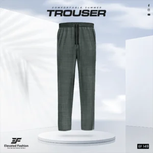 Premium Cotton Trouser- (Deep Olive) - EF-149