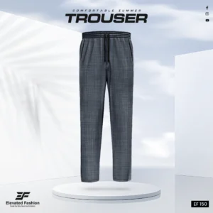 Premium Cotton Trouser- (Deep Ash) - EF-150