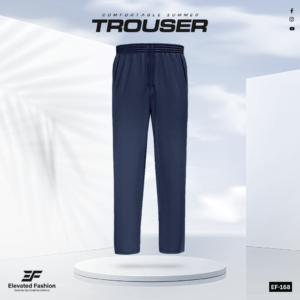 Premium Cotton Trouser- (Navy Blue) - EF168