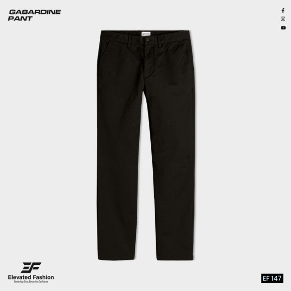 Premium  Gabardine Pant- Combo of 2 - (Beige & Coffee) - EF-145/147 - Image 3
