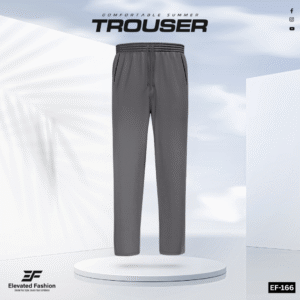 Premium Cotton Trouser- (Dark Gray) - EF166