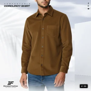 Premium Cord Shirt - (Golden) - EF182