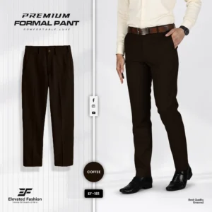 Premium Formal Pant - (Coffee) - EF181