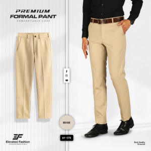 Premium Formal Pant - (Beige) - EF175