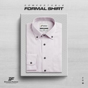 Premium Full Sleeve Formal Shirt - (Light Pink) - FSF-02