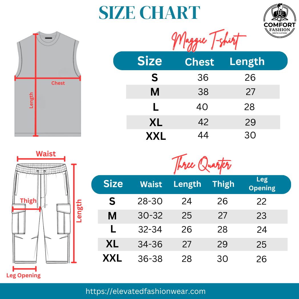 Premium Maggie T-shirt & Three Quarter Combo - (Sky Blue & White) - CF-205/208 - Image 2