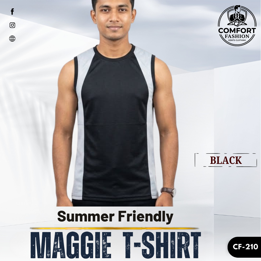Premium Maggie T-shirt - (Black) - CF-210