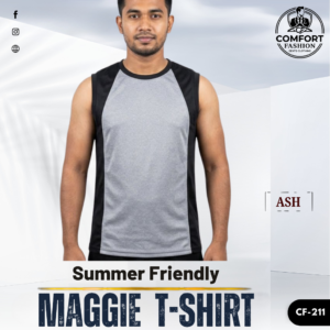 Premium Maggie T-shirt  -  (Ash)  -  CF-211