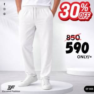 Premium Cotton Trouser- (Black) - EF-165